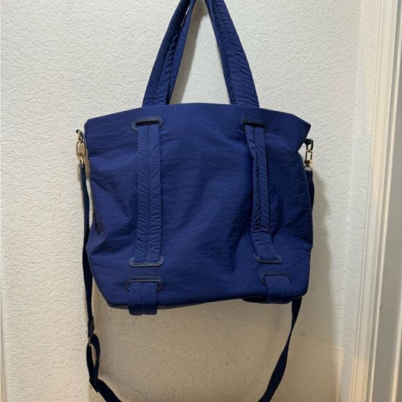 Laundry By Shelli Segal Tote blue bag zip top - Picture 4 of 10